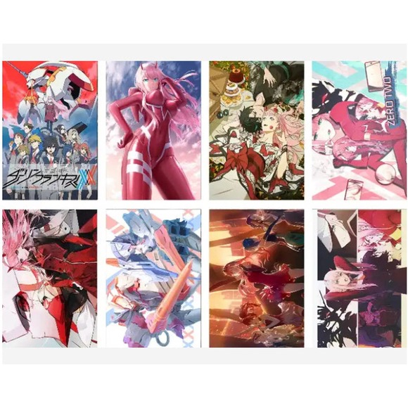 COPY - Darling In The Franxx Anime 8 Piece Poster Set - Picture 1 of 9